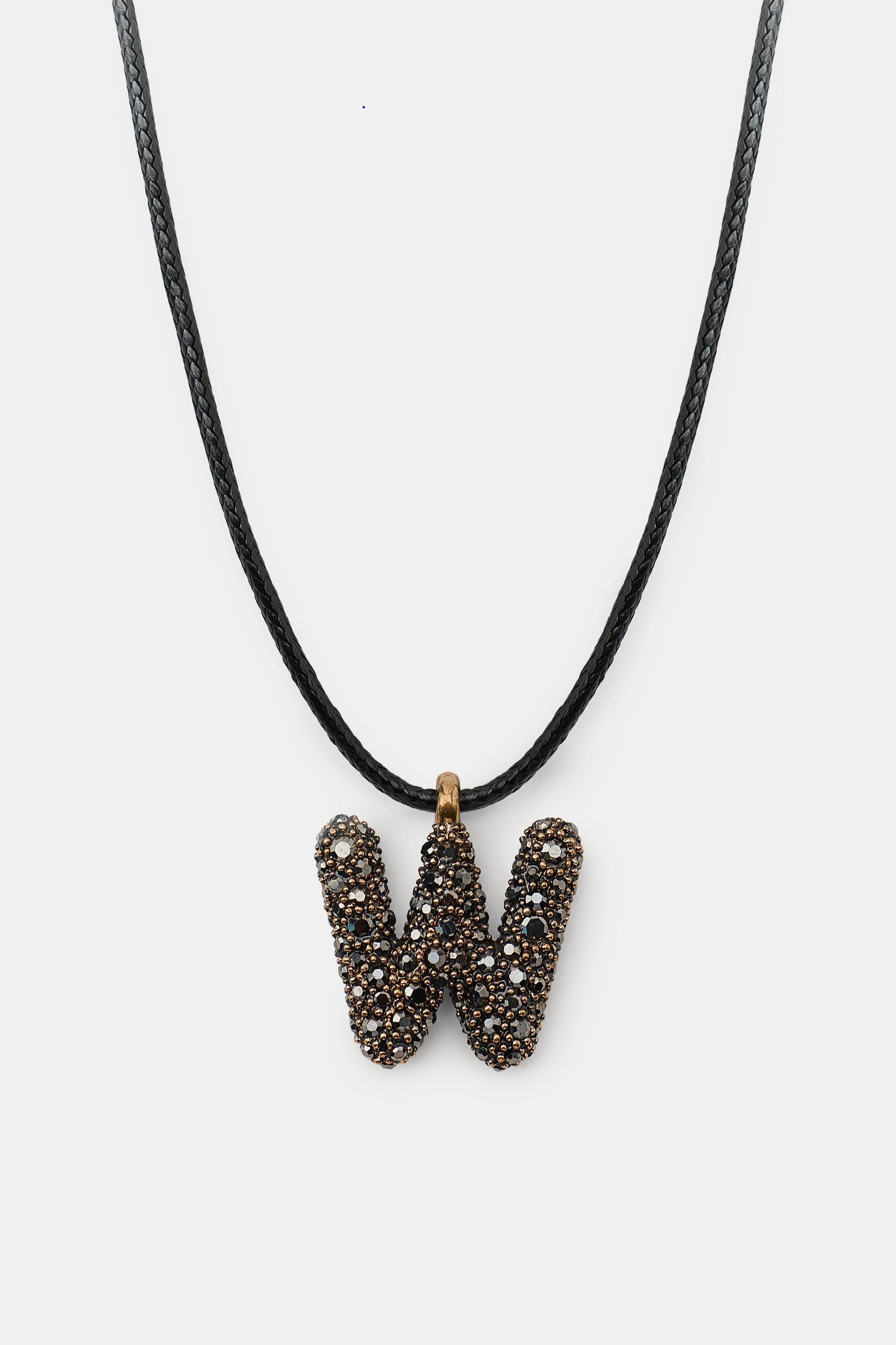 LETTER CORD NECKLACE