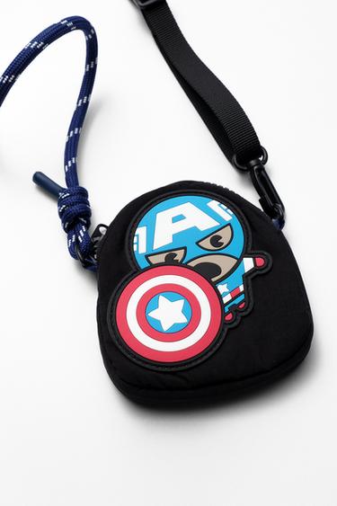 THE AVENGERS © MARVEL CROSSBODY BAG - Black by Zara