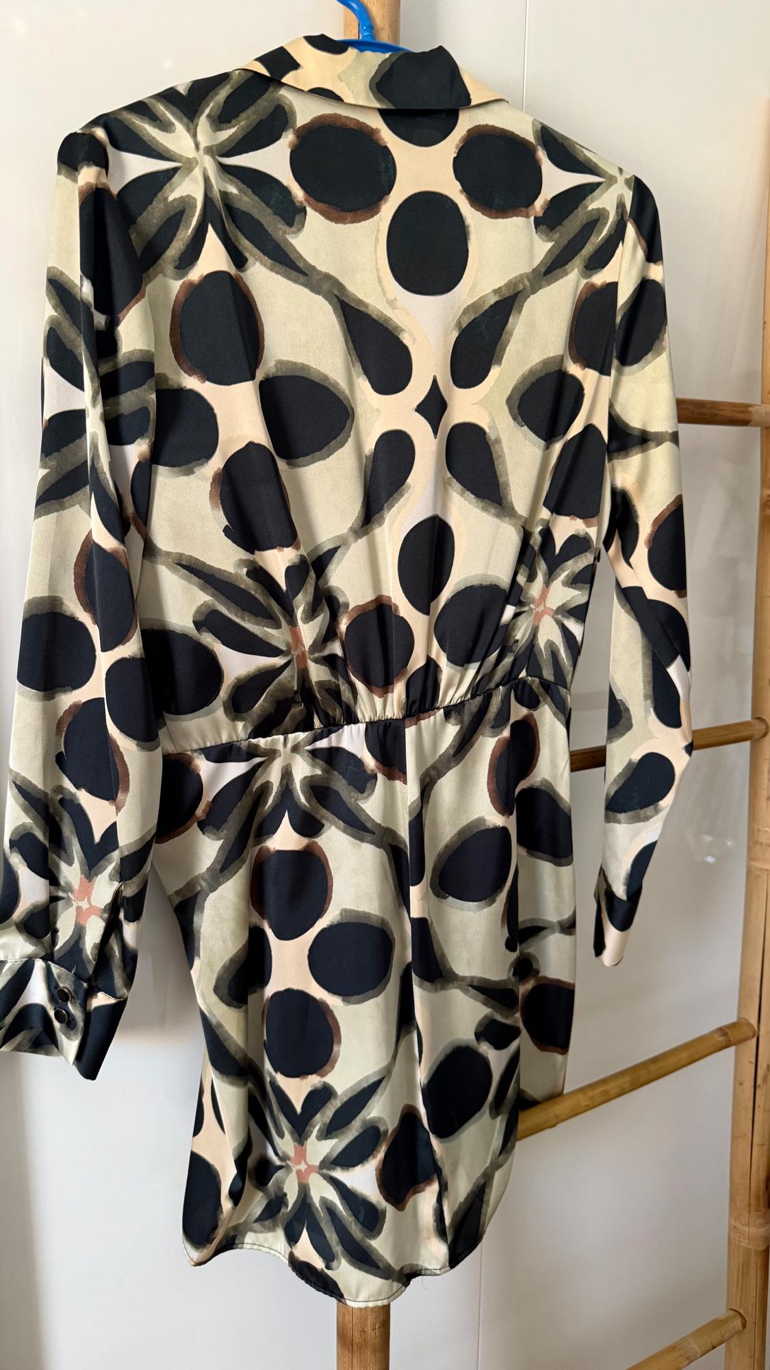 GEOMETRIC PRINT DRESS - Image 4