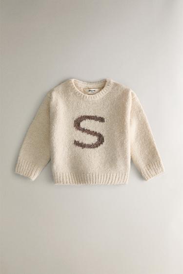 TRUI MET LETTER S KIDS - Gebroken wit van Zara - Afbeelding 0
