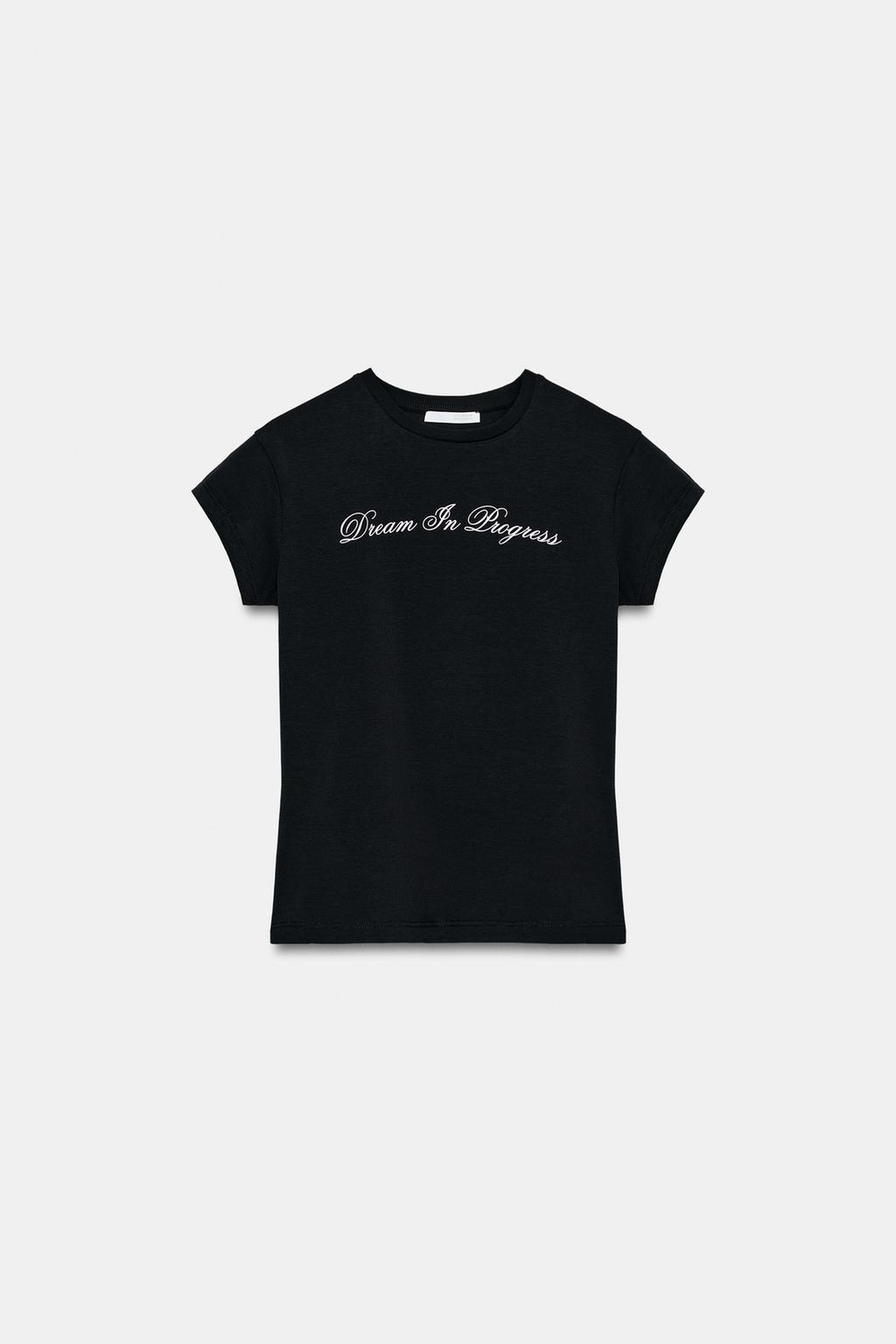 FRONT TEXT T-SHIRT - image 3