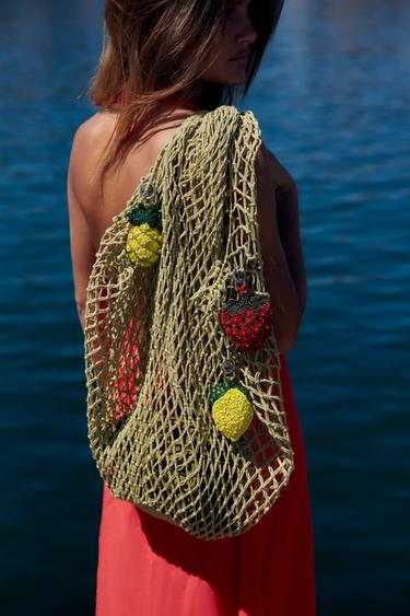 تعليقة فاكهة بخرز - أصفر الخاص بـ Zara