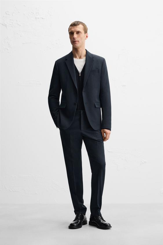 美品 揃う ZARA ザラ タキシード セットアップ スーツ XL相当 結婚式