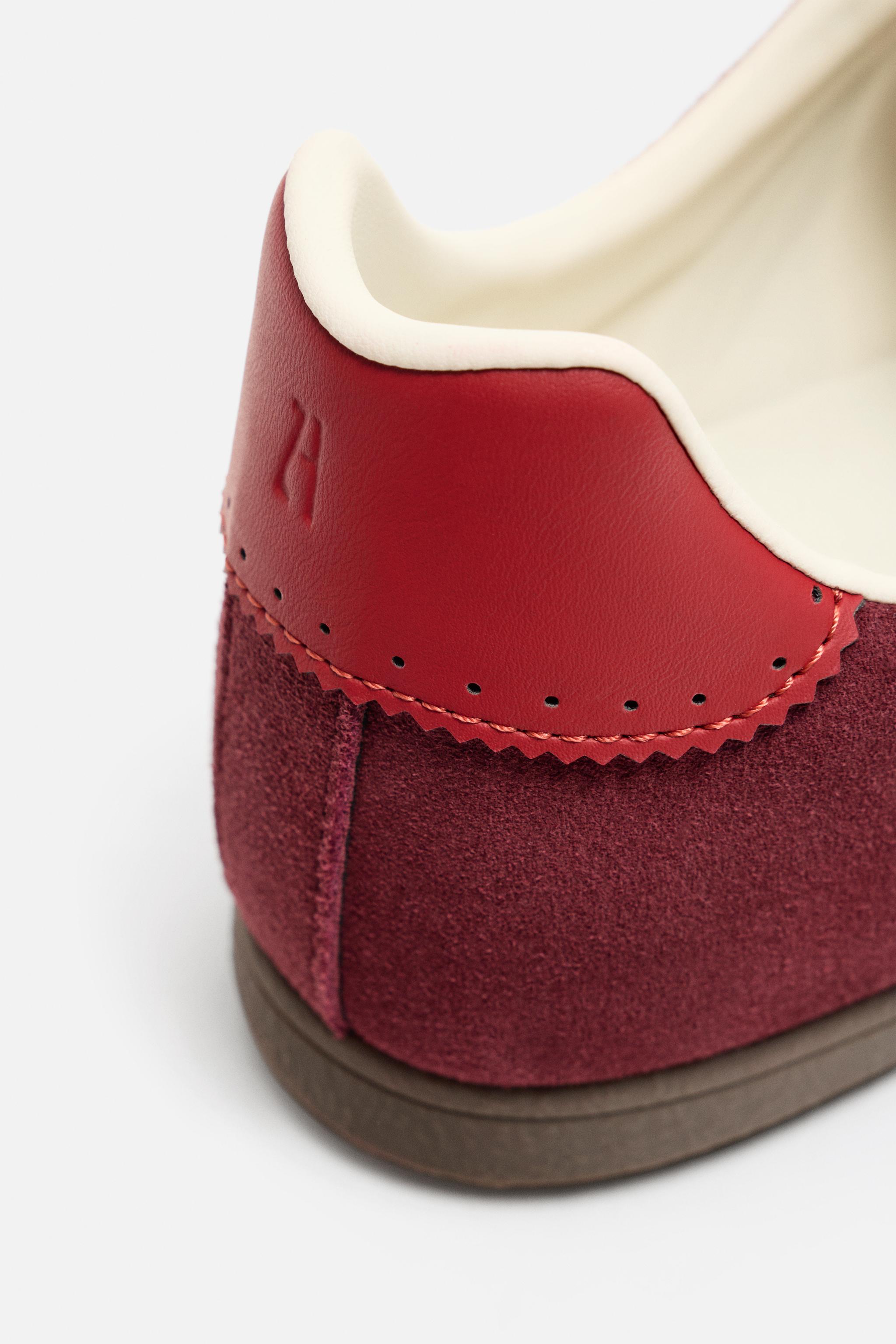 BASKETS EN CUIR
