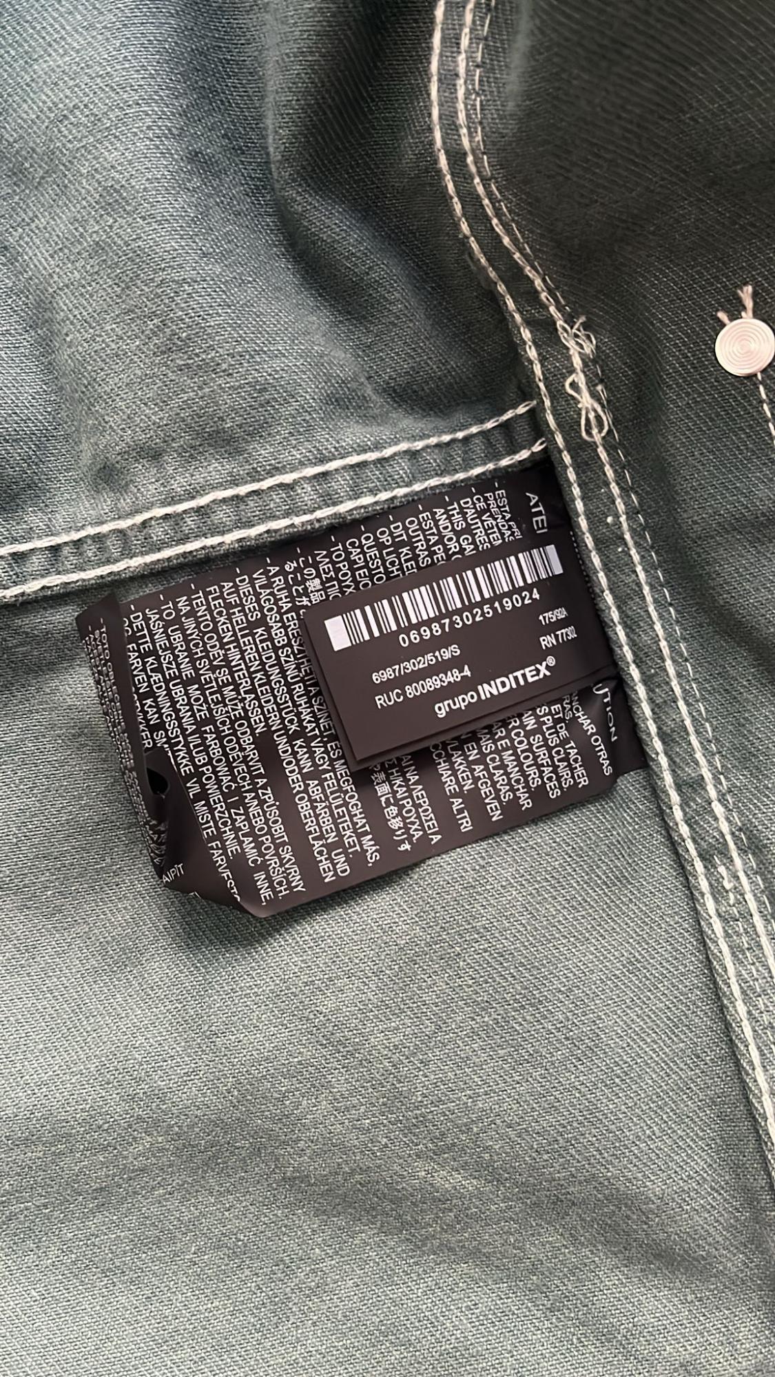OVERSHIRT ΜΕ ΔΙΑΓΩΝΑΛ ΥΦΑΝΣΗ ΚΑΙ ΞΕΒΑΜΜΑ - Image 4