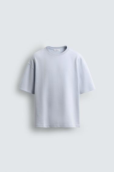 ЕРКІН ПІШІМДІ ИНТЕРЛОК СВИТШОТ - Аспан көк Zara компаниясынан