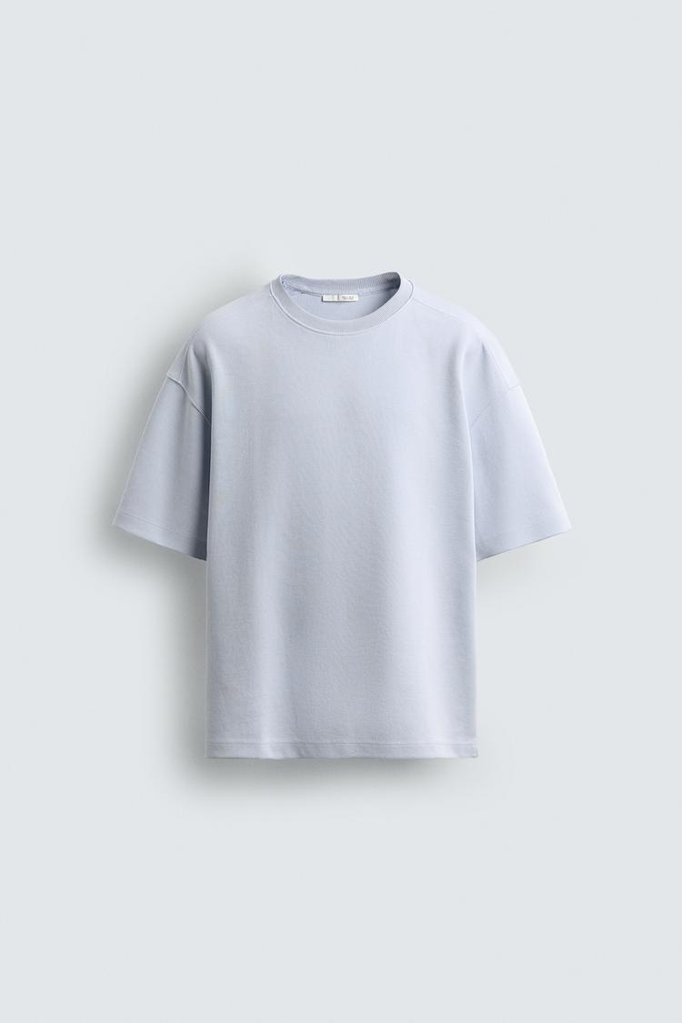 ZARA RELAXED FIT INTERLOCK SWEATSHIRT