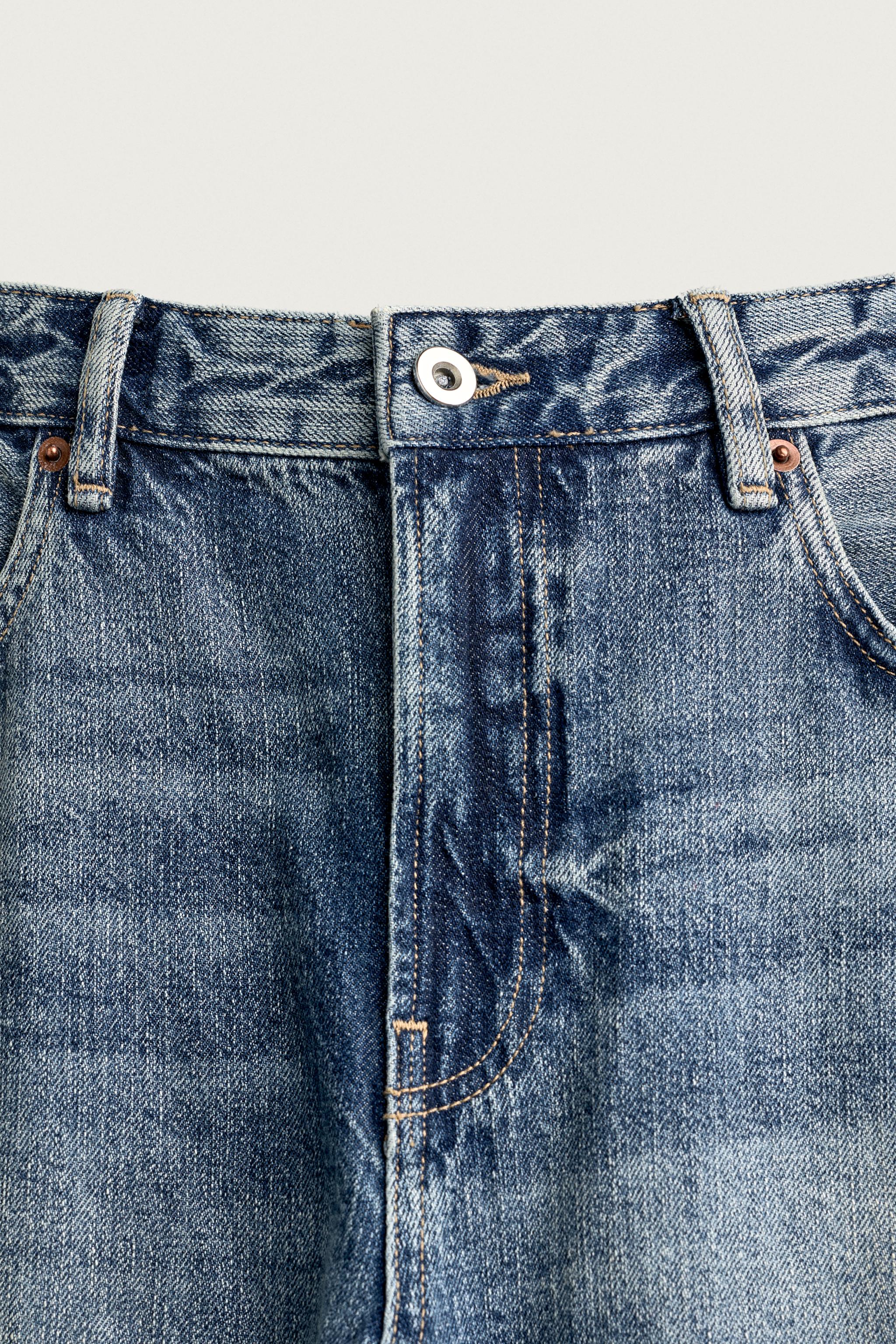 SPLATTER PRINT FLARE FIT JEANS