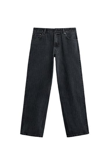 TEXTURED STRIPE JEANS