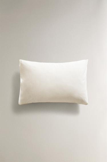 CHILDREN'S HEMSTITCHED POPLIN PILLOWCASE - Oyster-white by Zara - Image 3