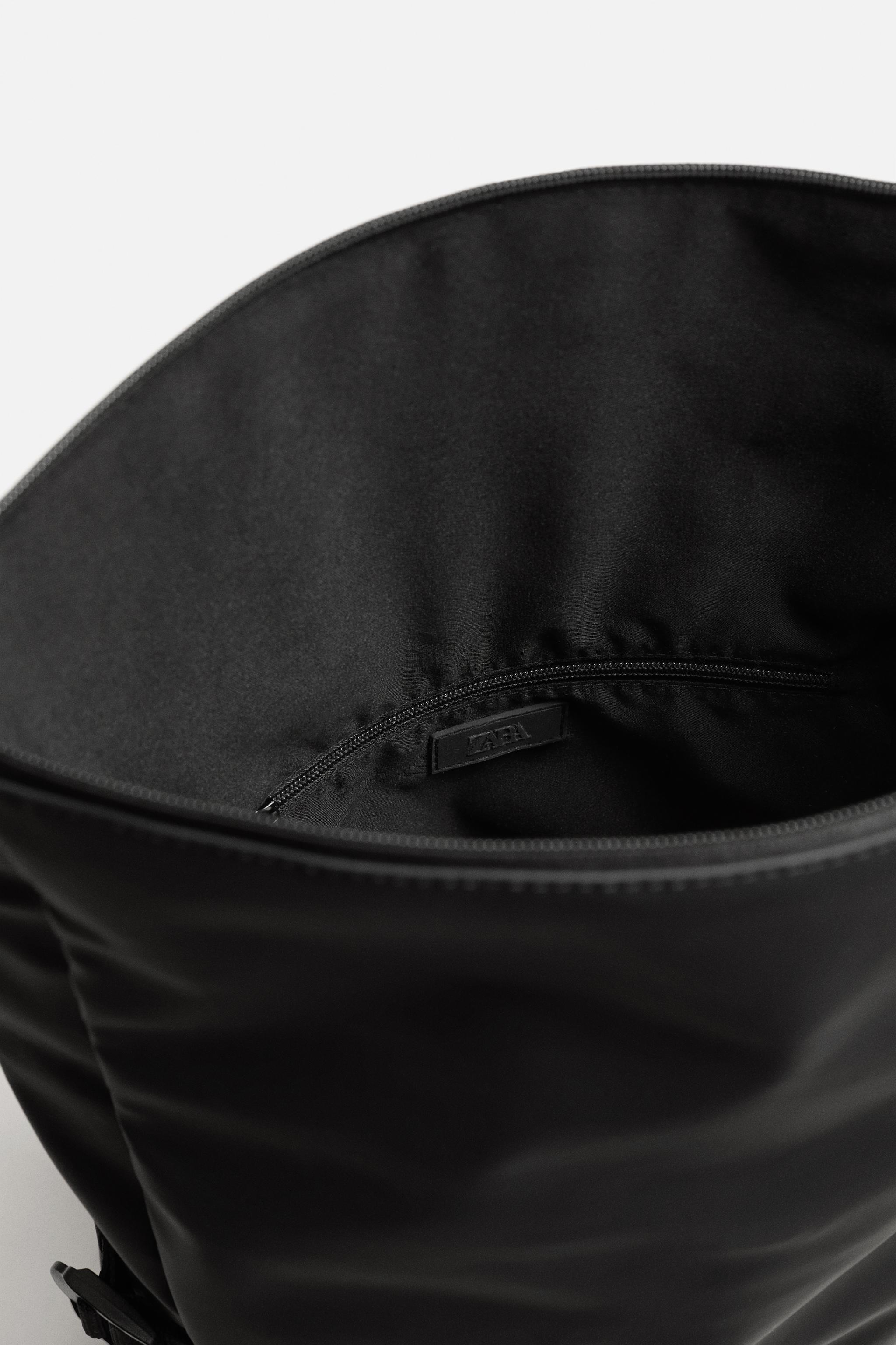 テクニカルフラップバックパック - ブラック | ZARA Japan / 日本