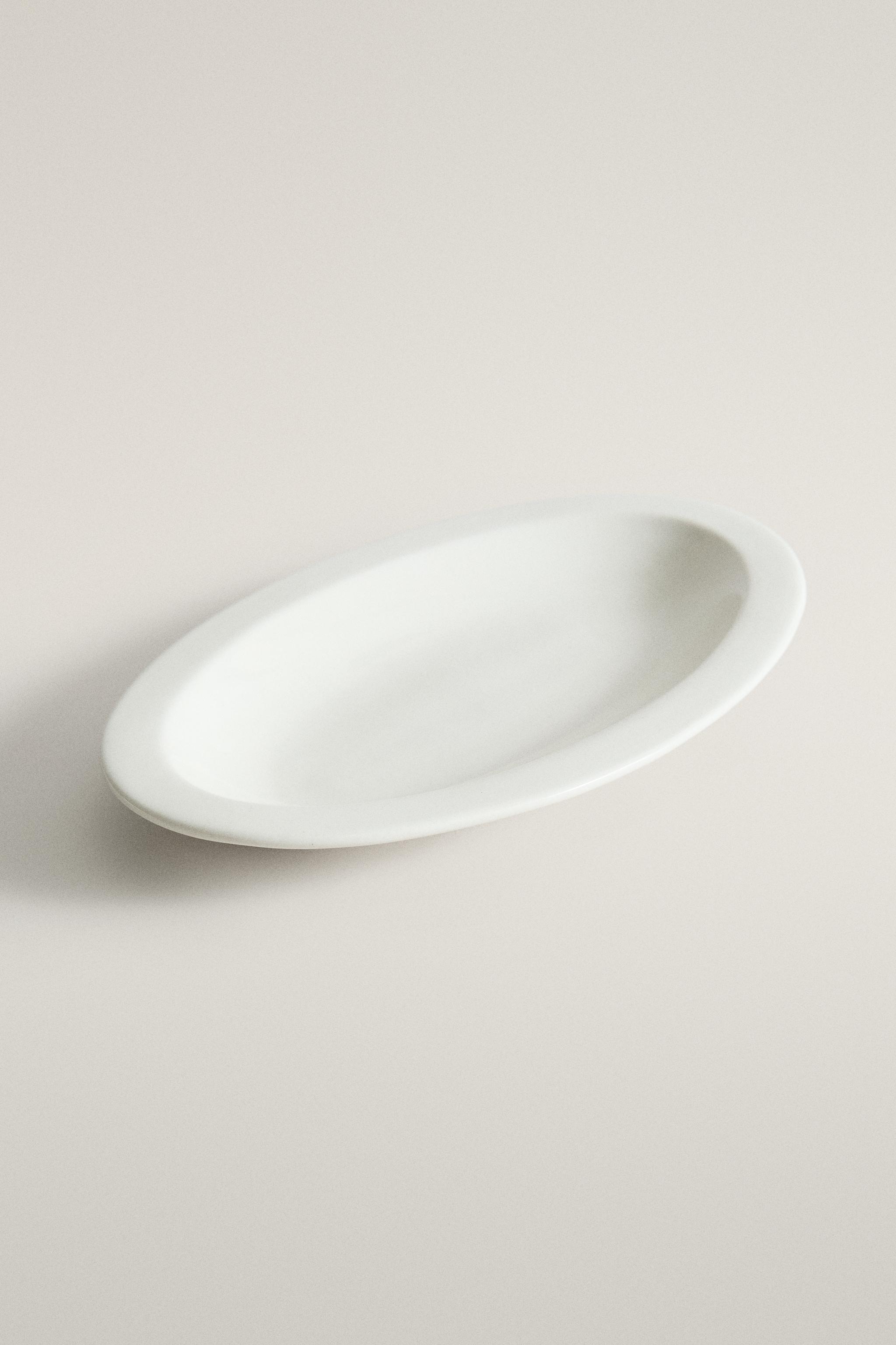 CREAM CERAMIC DECORATIVE TRAY - Cream | ZARA United States