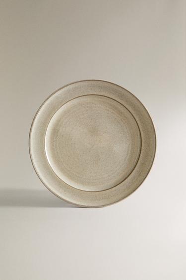 Zara TERRACOTTA DINNER PLATE - Beige - Image 0