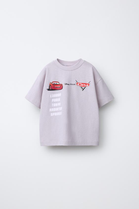 CAMISETA ESTAMPADA CARS RAYO MCQUEEN © DISNEY - Malva claro de Zara - Imagen 0