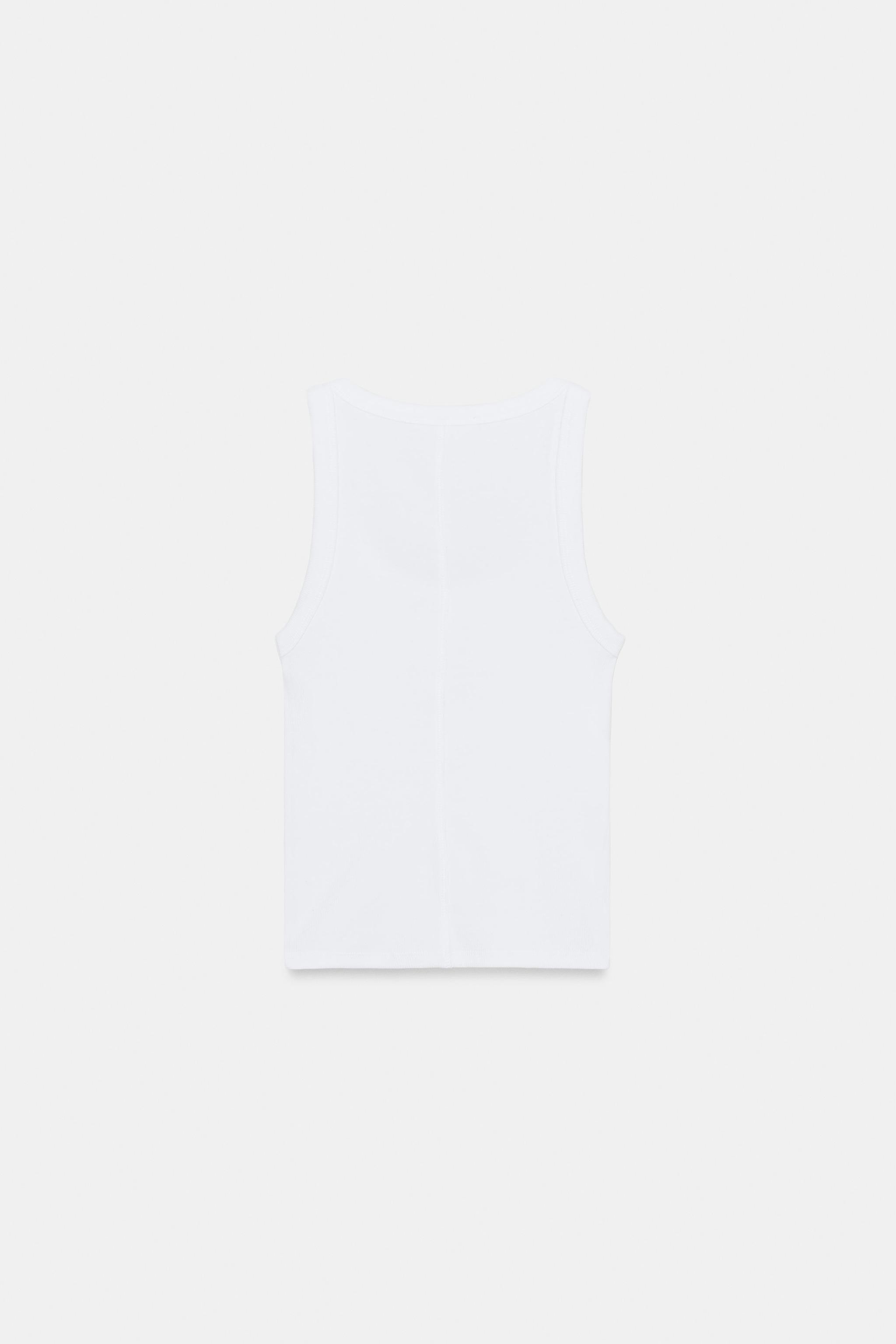 Zara Ribana Kolsuz Top görsel 7