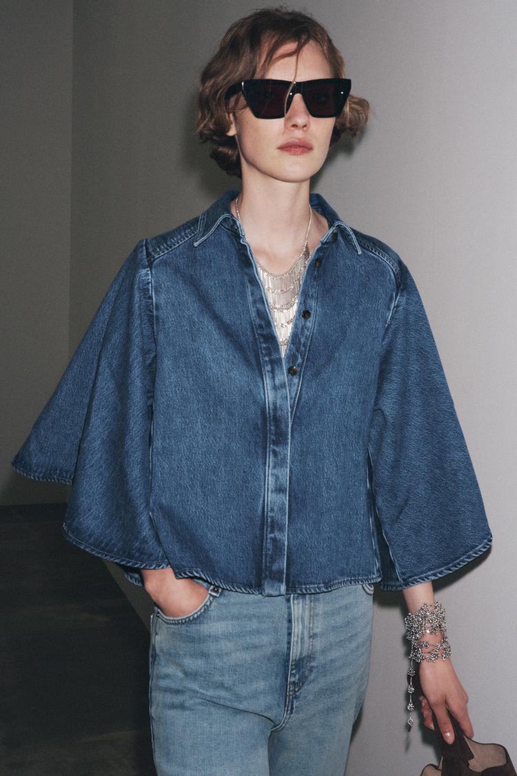 ZW COLLECTION KIMONO DENIM SHIRT