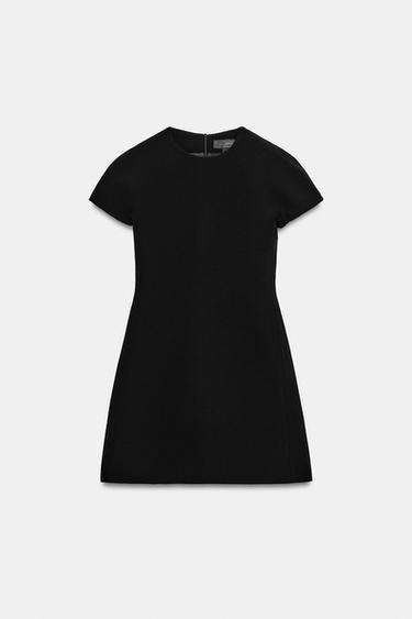 VESTIDO CORTO ZW COLLECTION - Negro de Zara