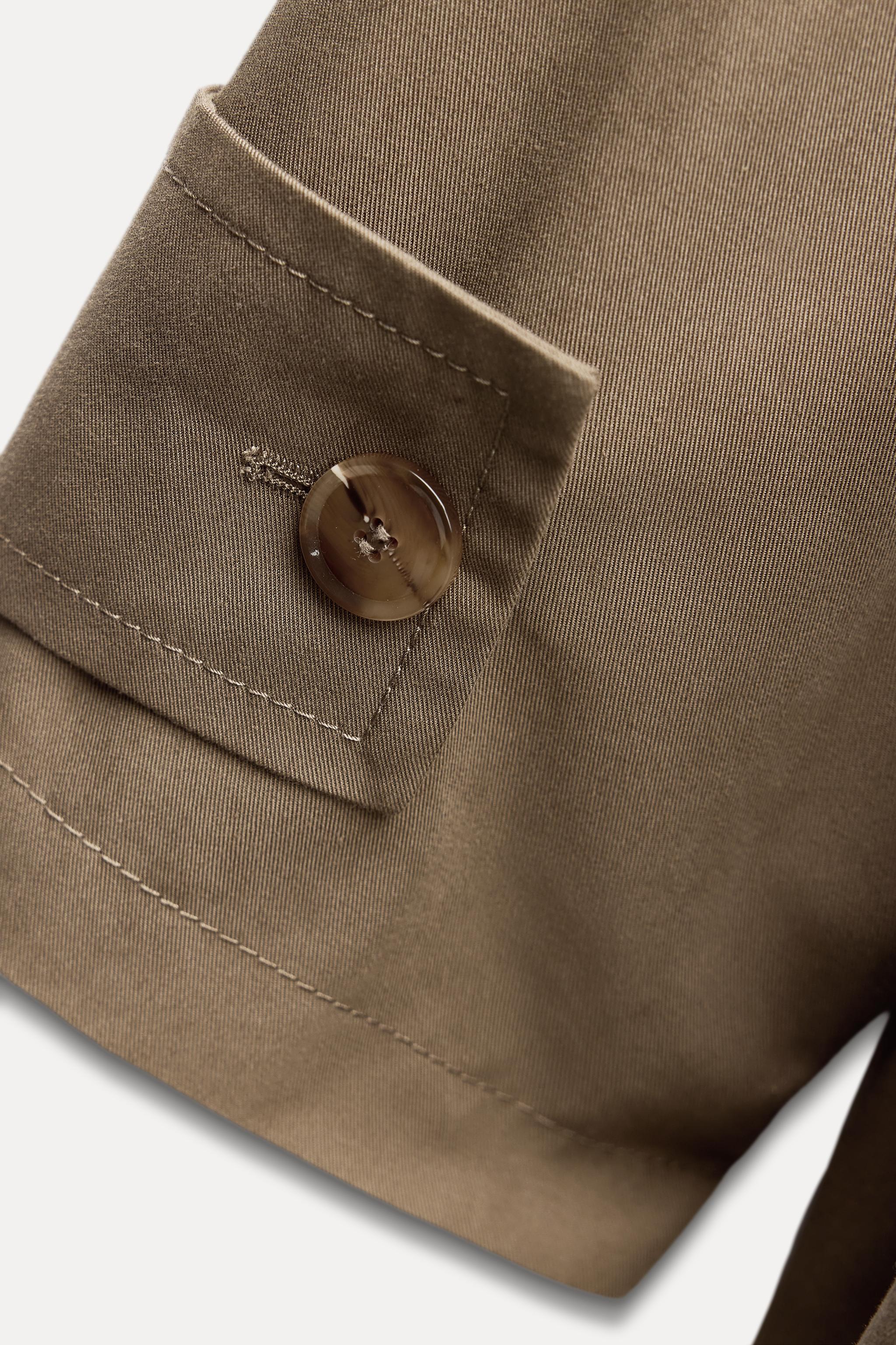 OVERSIZED CAPE TRENCH ZW COLLECTION - Toffee | ZARA United OVERSIZED CAPE TRENCH ZW COLLECTION - Toffee | ZARA United