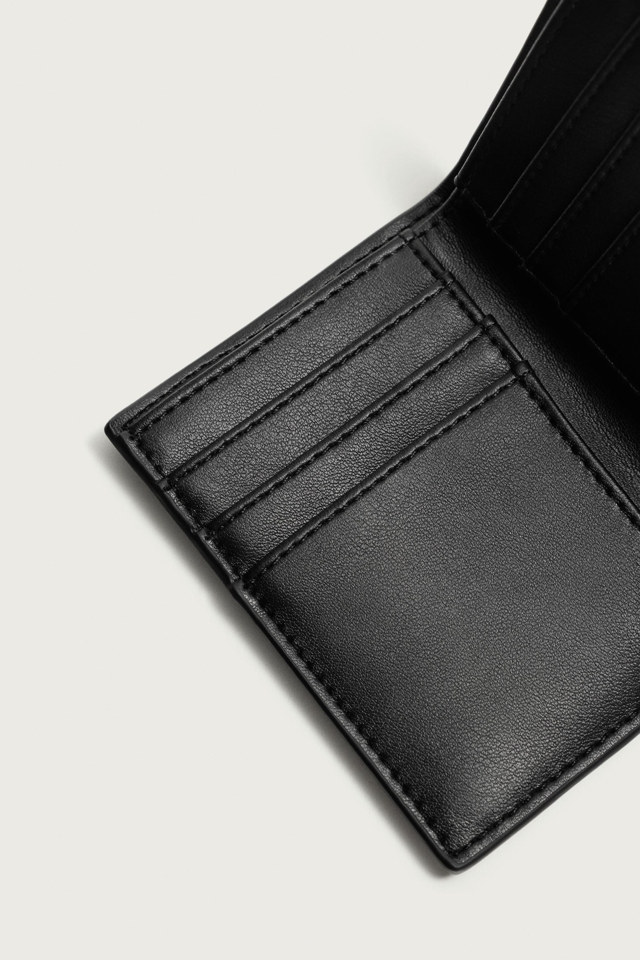 Мужские кошельки Zara SMOOTH VERTICAL WALLET — фото 3