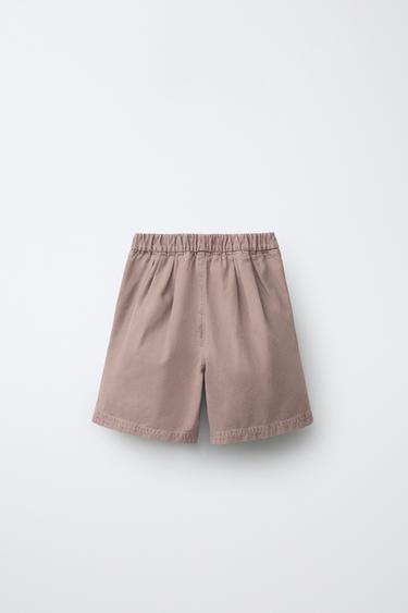 SHORT À ÉLASTIQUES PUKAS SURF - Mauve de Zara - Image 1