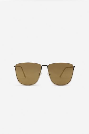 LUNETTES DE SOLEIL MÉTALLIQUES CARRÉES - THE ITEM ZARA WOMAN - Doré de Zara - Image 8