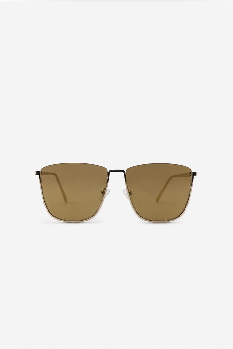 Lentes de sol metálicos cuadrados - Artículo ZARA Mujer 7