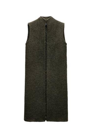 VEST WITH MANTECO WOOL ZW COLLECTION