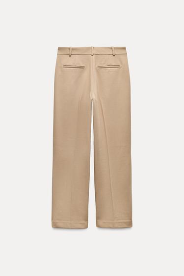 PANTALON À PINCES - Camel moyen de Zara - Image 5