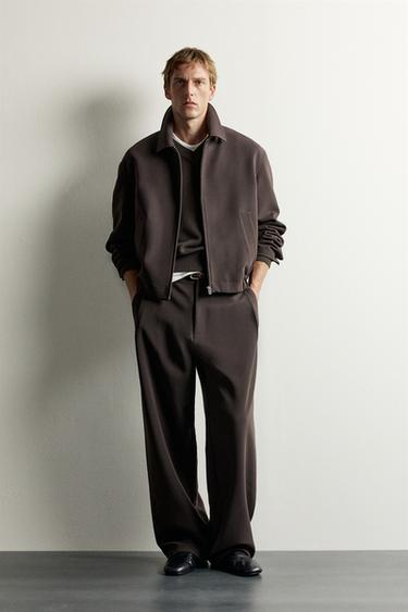 Zara VOLDITUD MUGAV JAKK - Brown - Pilt 0