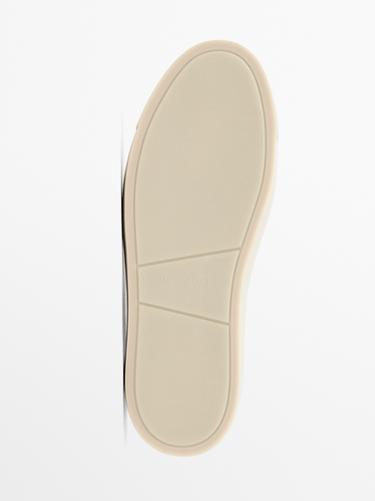 Zara Split suede trainers - Gray - Image 0