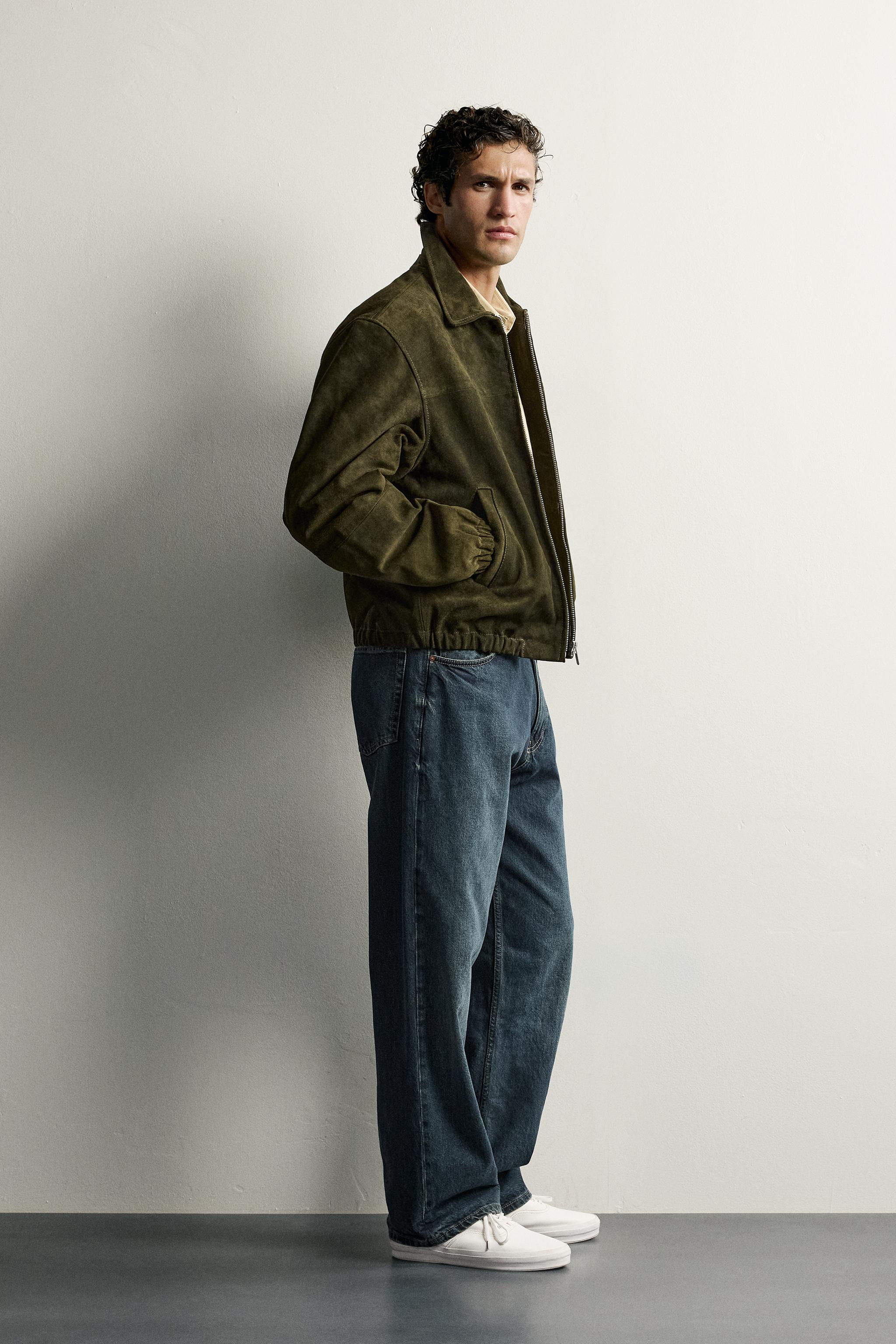 REGULAR FIT SUEDE JACKET