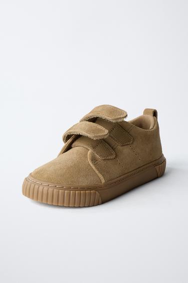 BAREFOOT SPLIT SUEDE PLIMSOLLS - Beige by Zara - Image 5