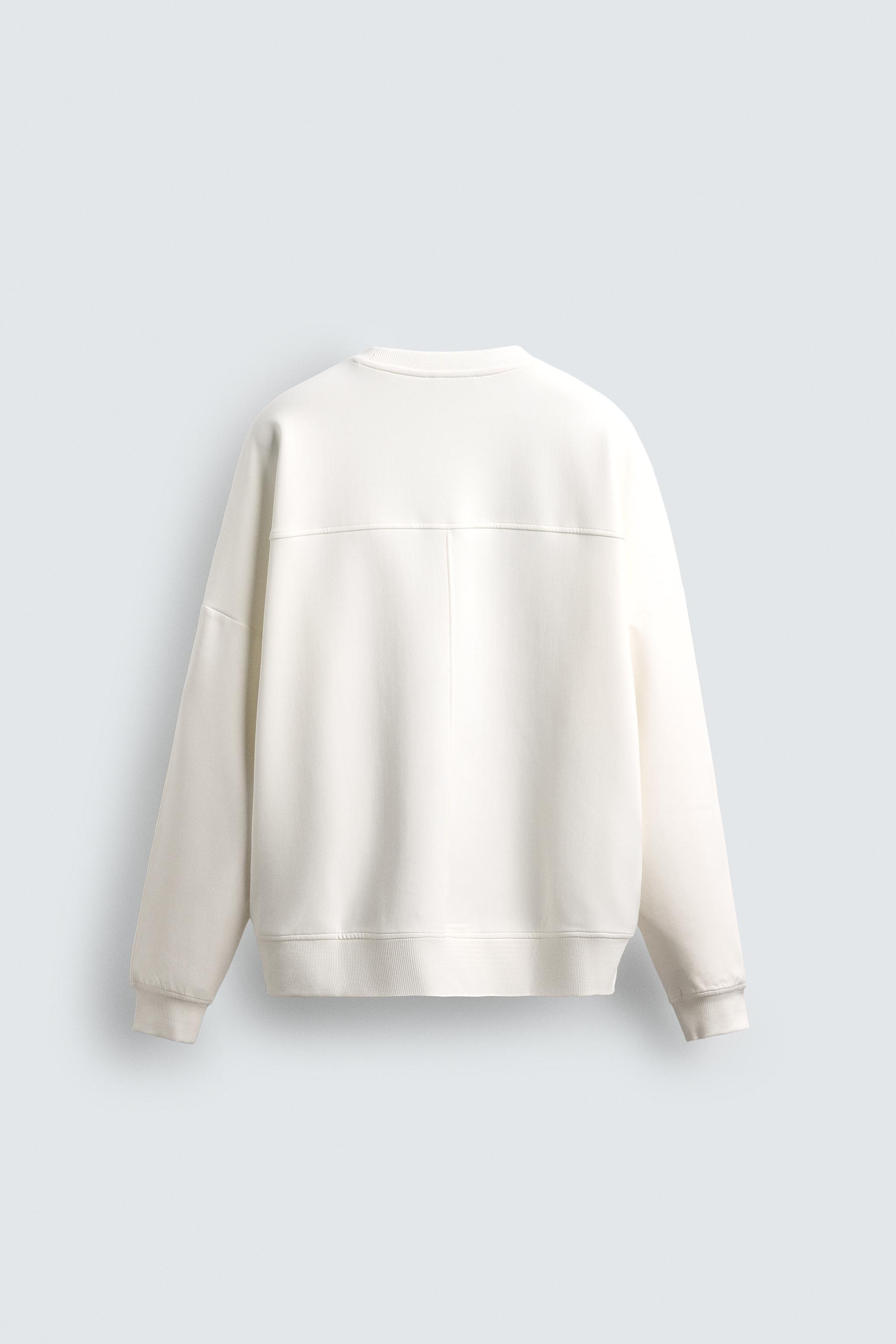 新品タグ付き⭐︎ZARA ソフト Ｖネック スウェットシャツ M 新作 正規品 ZARA タグ付き新品 ソフト Vネック スウェットシャツ - メルカリ