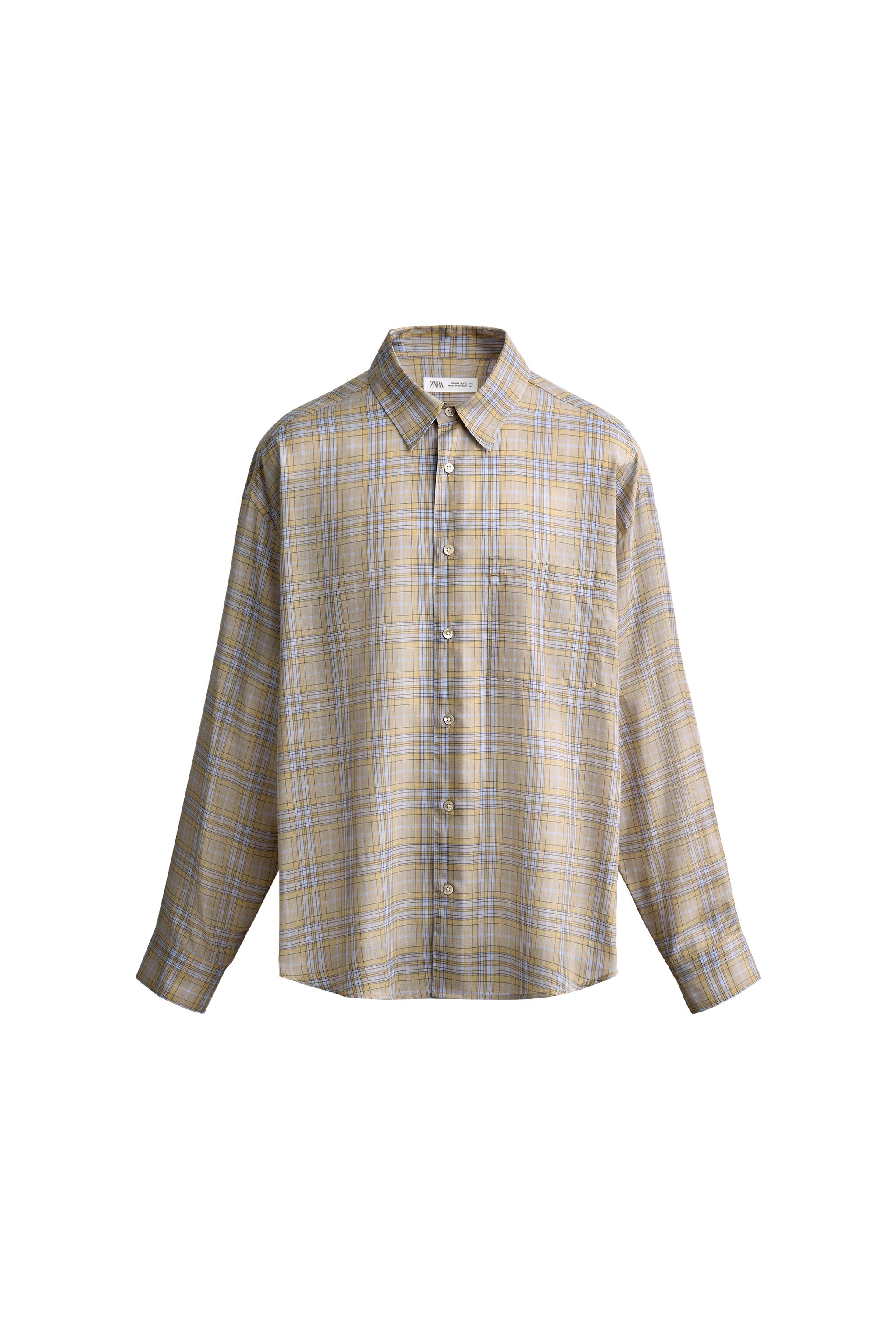 CAMISA RELAXED FIT CUADROS