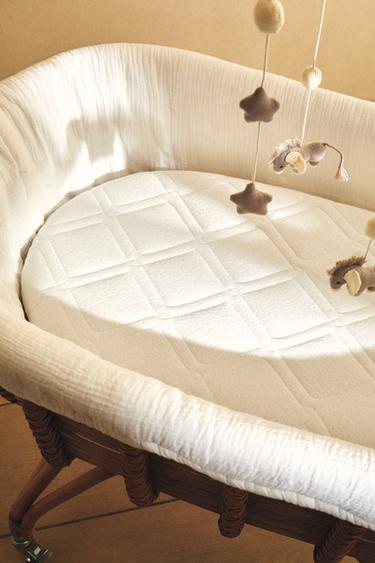 MINI COT MATTRESS - White by Zara