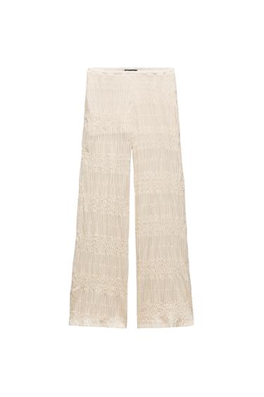 PANTALÓN ANCHO TEXTURA
