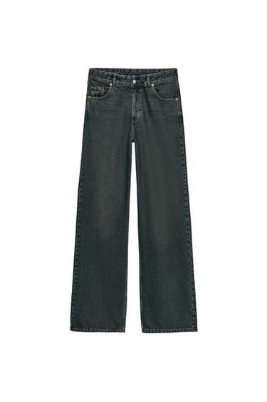 JEANS TRF RECTOS TIRO MEDIO - Negro de Zara