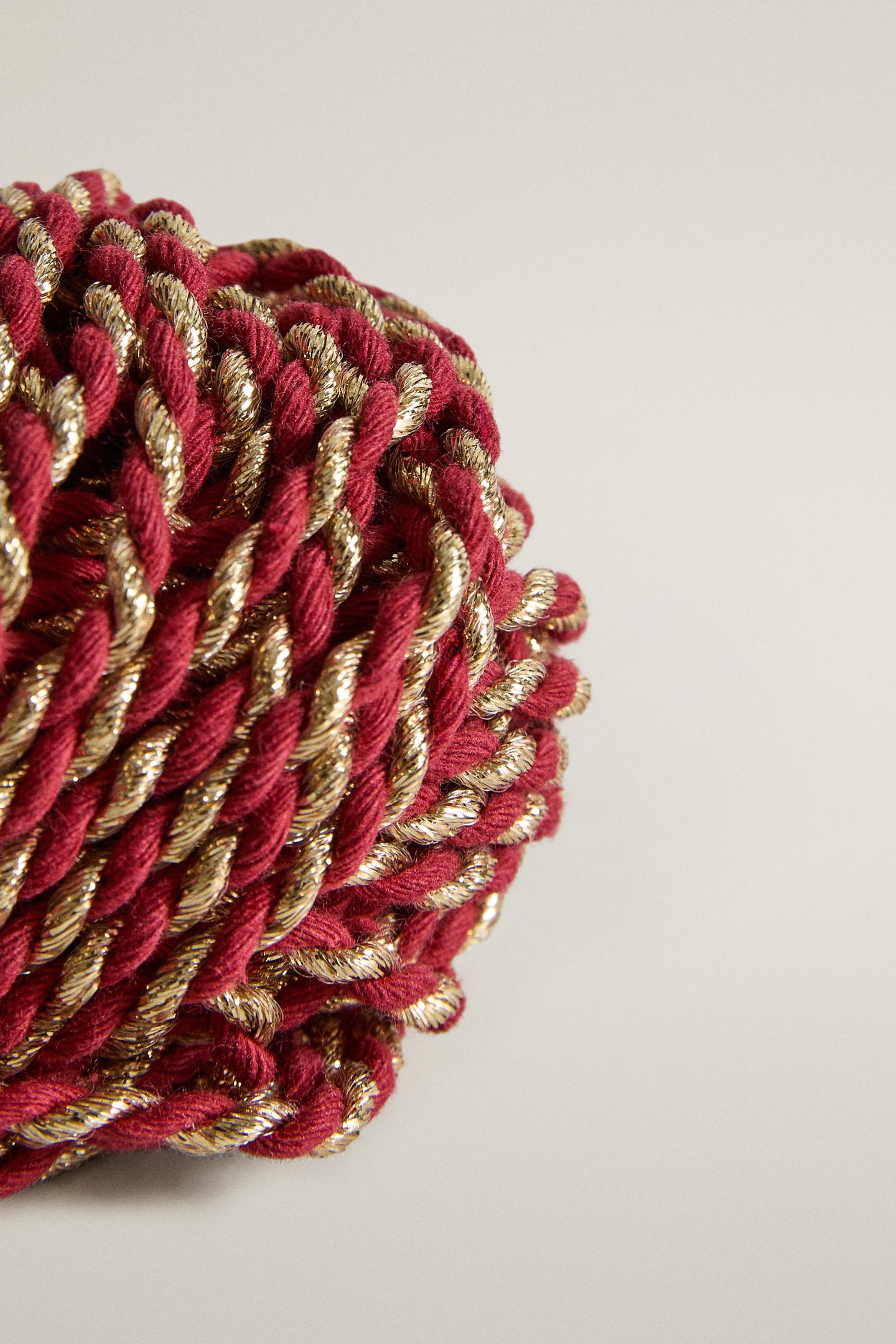 Zara Braided Christmas Cord, цвет: Разноцветный — фото 2