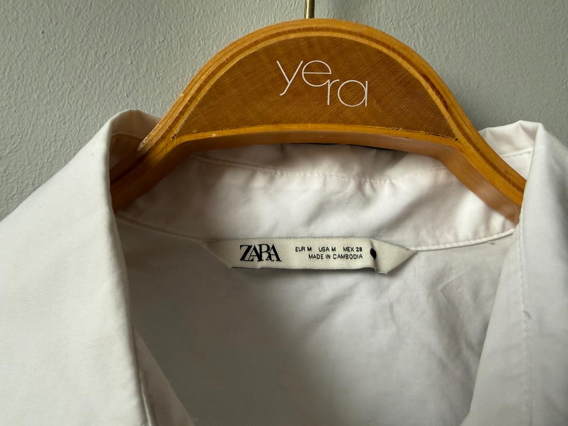 ZW COLLECTION CROPPED POPLIN SHIRT - Image 2