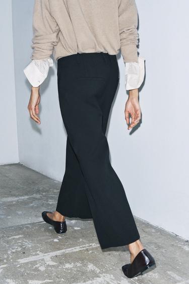 PANTALON CROP ZW COLLECTION - Noir de Zara - Image 2