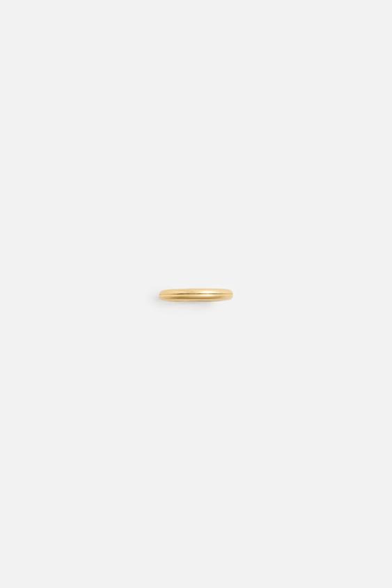 MINIMAL ENGRAVED RING - Gold | ZARA New Zealand