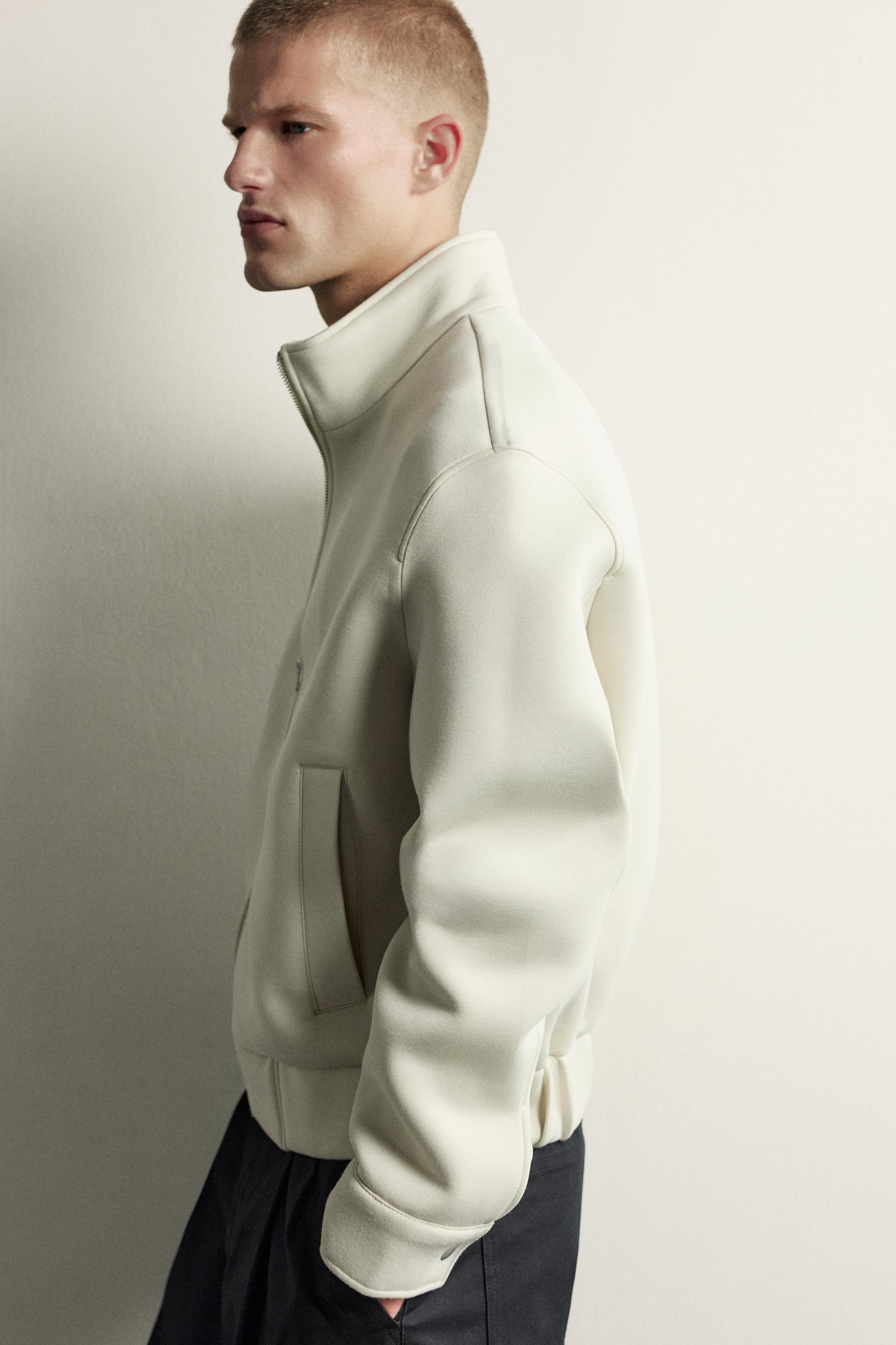 RELAXED FIT TECHNICAL JACKET - Pistachio | ZARA United States