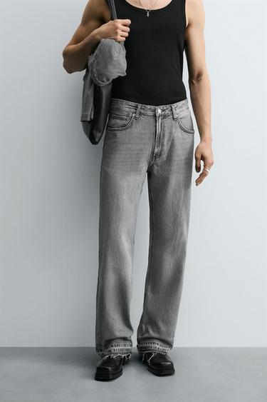 FLARE FIT JEANS - Grey by Zara