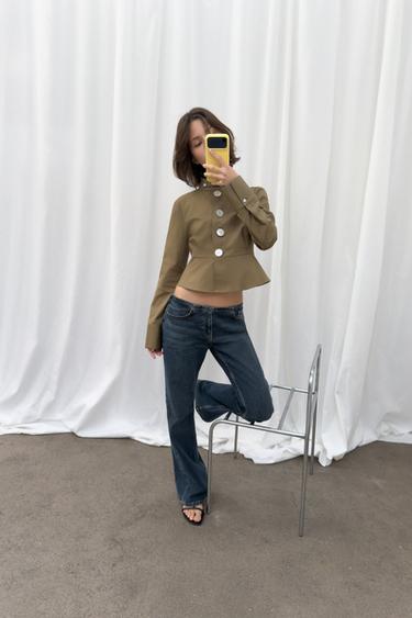 TRF LOW-RISE JEANS - Blue by Zara