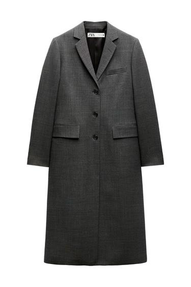 TAILORING ZW COLLECTION WOOL BLEND FROCK COAT