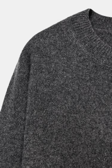 PULL 100% CACHEMIRE - Gris anthracite de Zara - Image 6