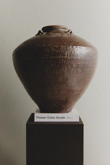 JARRÓN CERÁMICA TERRACOTA - Marrón / Topo de Zara
