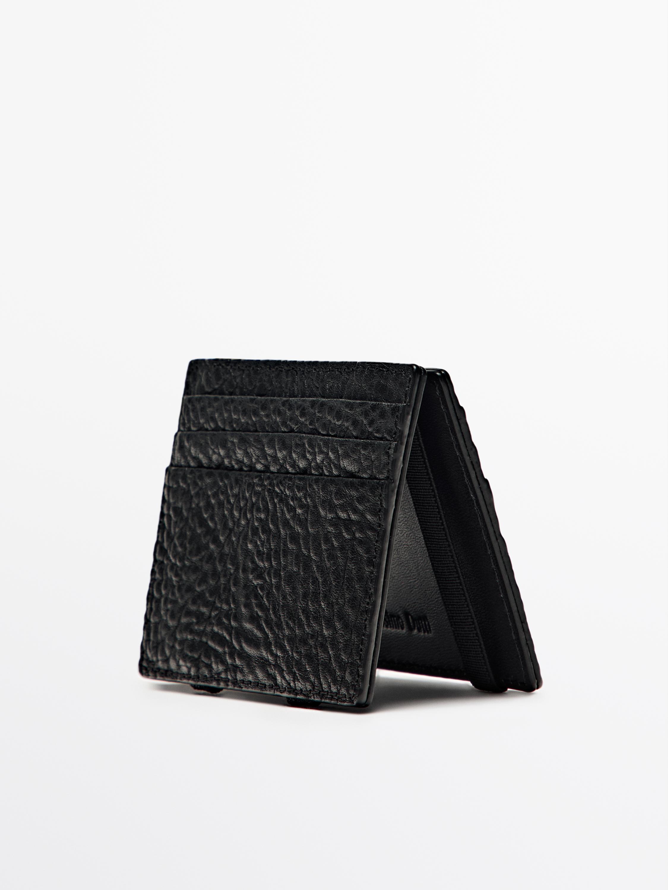 Nappa leather "magic" wallet