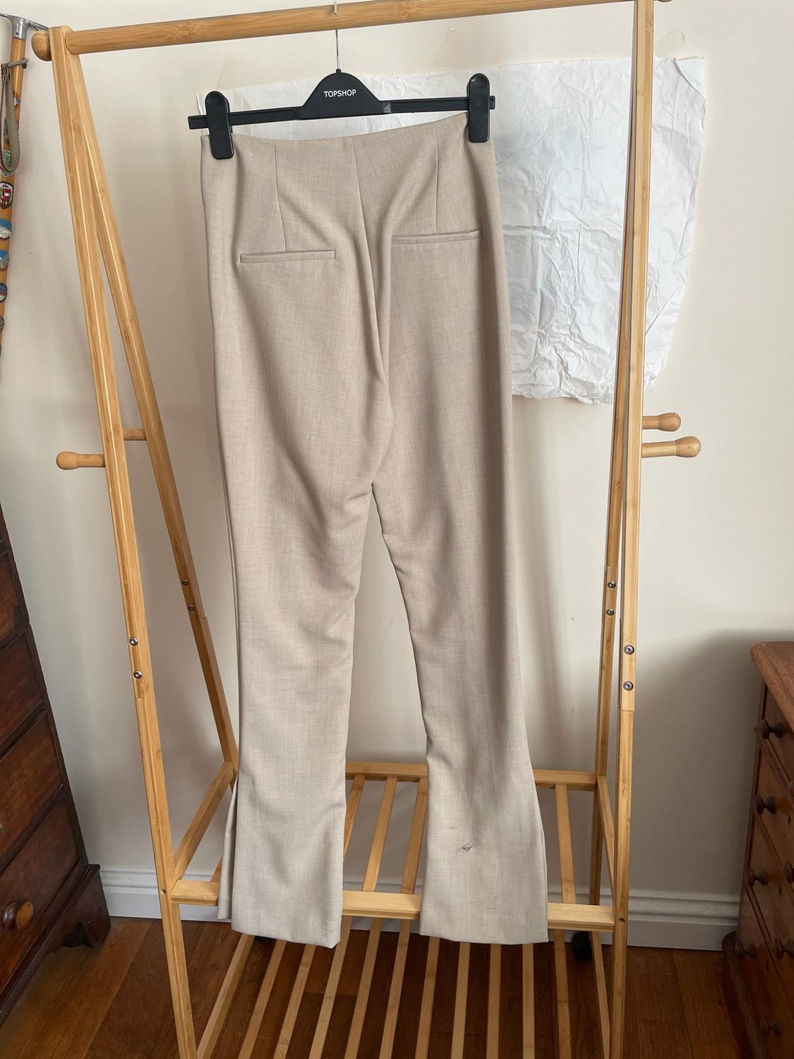 HIGH-WAIST SPLIT-HEM TROUSERS - Image 2