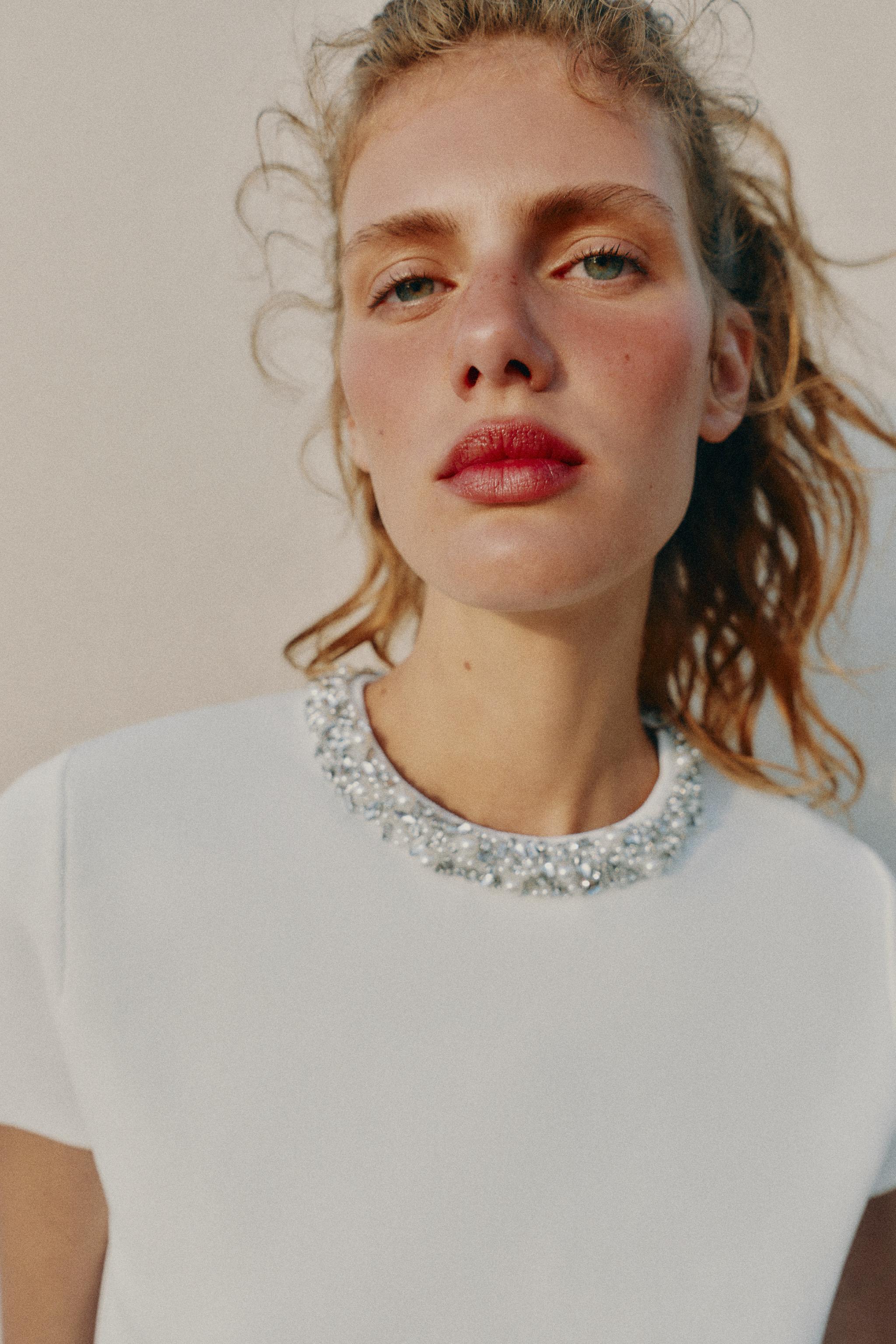 Женские свитеры Zara JEWEL BEAD KNIT TOP — фото 5